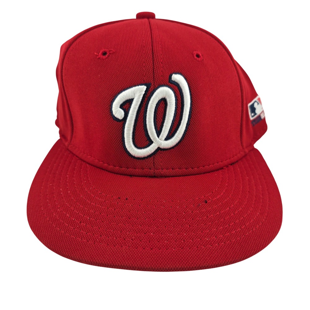 OC Sports Washington Nationals MLB ProFlex Hat S/M Red NEW Fan Apparel Team Gear